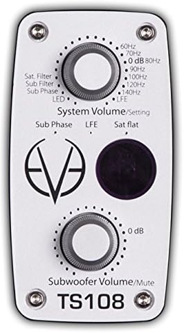 Eve Audio TS108 Active subwoofer 150W Schwarz - Subwoofer (150 W, Aktiver Subwoofer, 33-300 Hz, 105