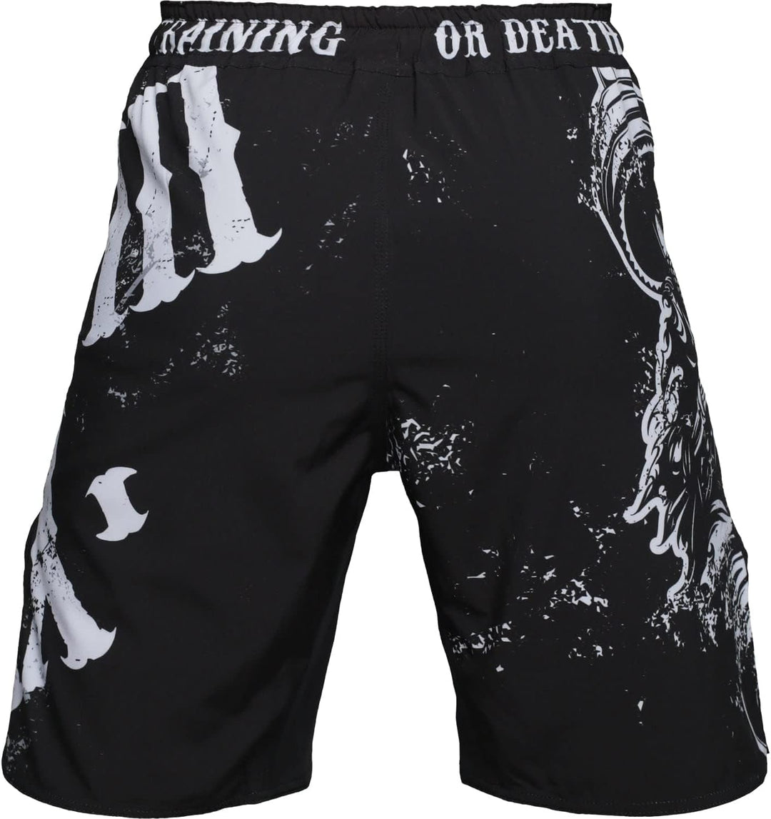 Hardcore Training Fight Shorts Kurze Hose Herren MMA BJJ Grappling Fitness Boxen Muay Thai No Gi L B