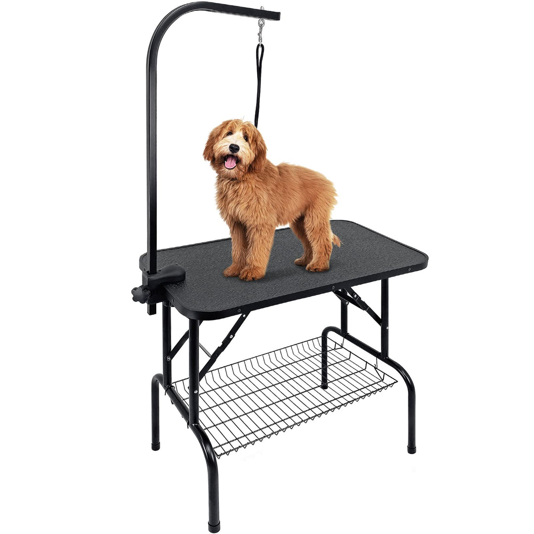 Kalolary 32inch Hund Trimmtisch Schertisch Hundepflegetisch, Hundepflegetisch klappbar, Tierpflegeti