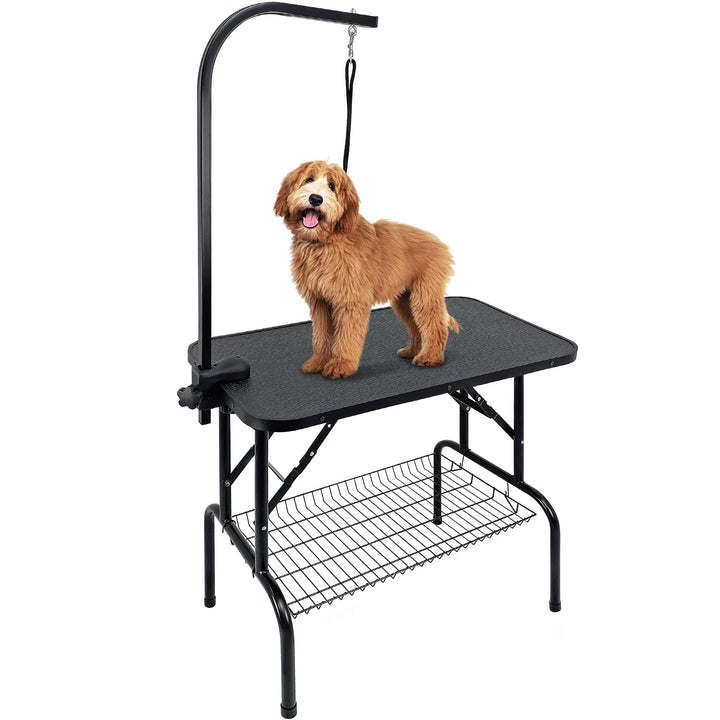 Kalolary 32inch Hund Trimmtisch Schertisch Hundepflegetisch, Hundepflegetisch klappbar, Tierpflegeti