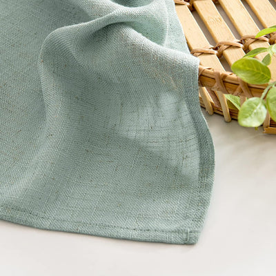 MIULEE Gardinen Vorhänge mit ösen Voile Vorhang Modern Leinenoptik Halbtransparent für Wohnzimmer Kü