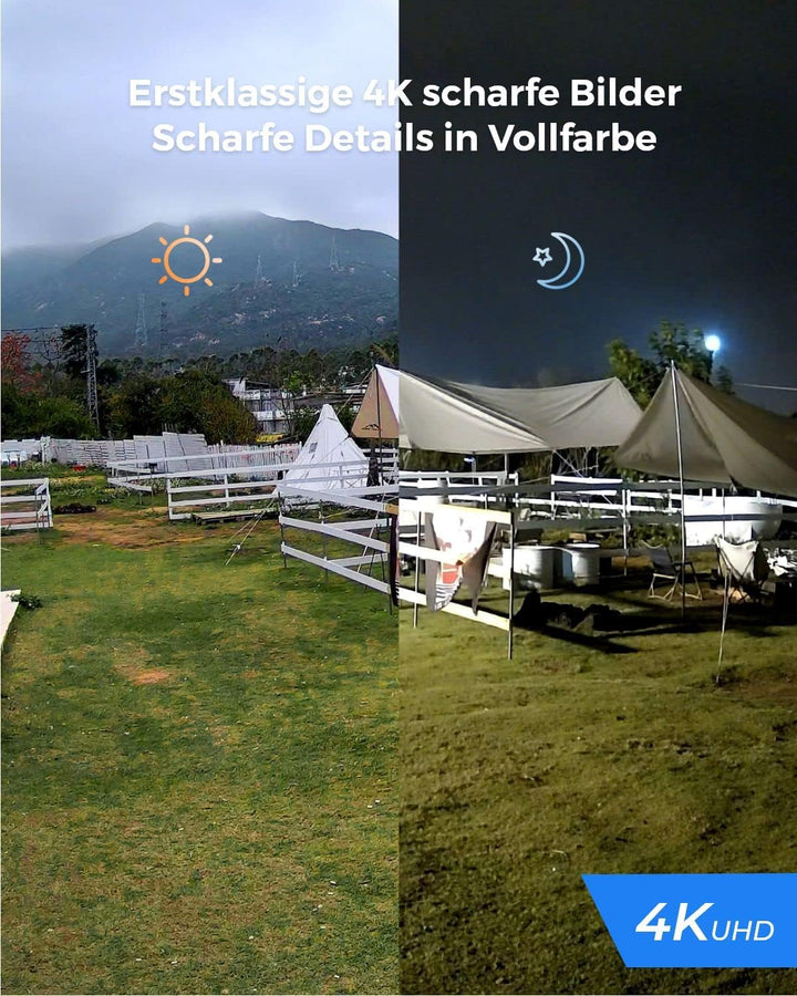 Reolink 4K Smarte PoE IP Kamera Outdoor mit Personen-/Autoerkennung, 5X optischer Zoom Überwachungsk