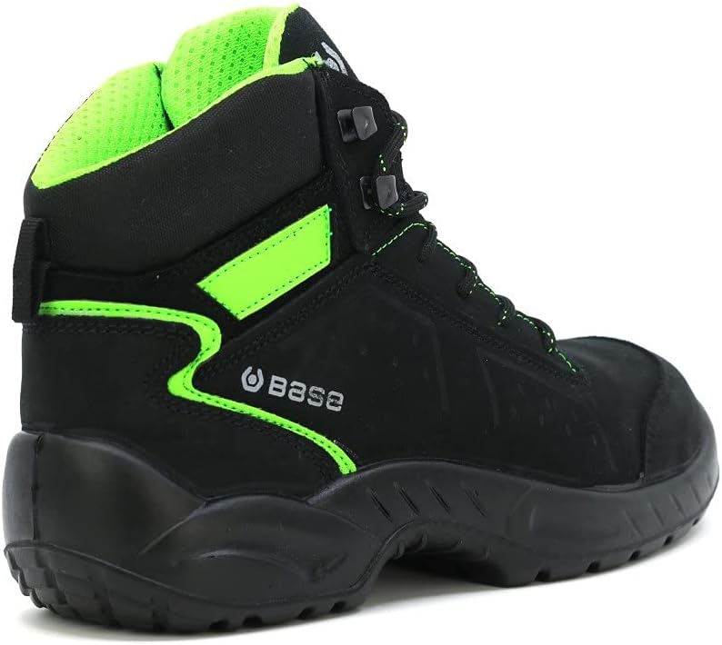 B0177-S3-SRC - BOTA CHESTER TOP T44 NEGRO/VERDE 44 EU Schwarz, 44 EU Schwarz