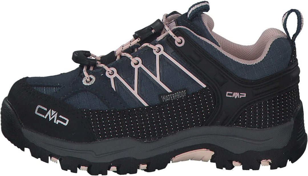 CMP Unisex Kinder Rigel Low Shoe Wp Trekking-& Wanderhalbschuhe 41 EU Asphalt Rose, 41 EU Asphalt Ro