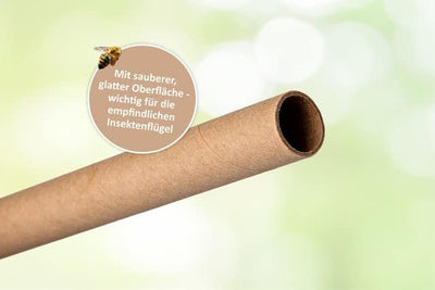 CULT at home 600 Insektenhotel Füllmaterial Ø 8mm - Länge 15 cm - Nisthülsen für Wildbienen Papphüls