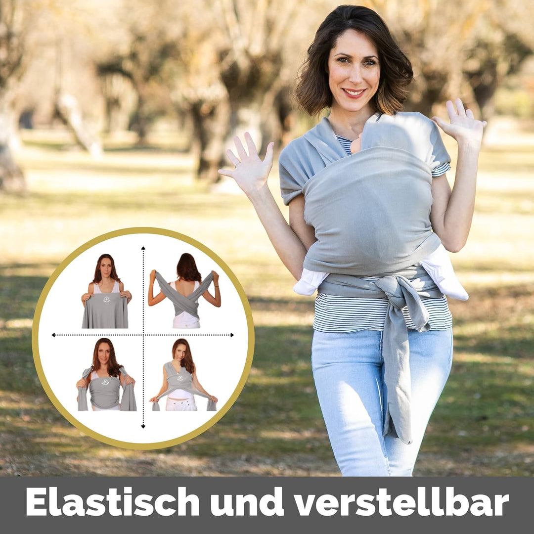 Amarsupiel|Elastisches, ergonomisches, sicheres und benutzerfreundliches Tragetuch | Babytrage für N