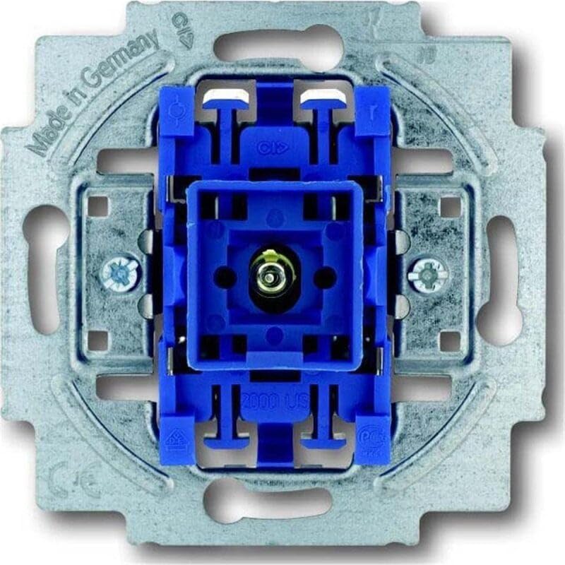 Busch-Jaeger 2000/6 USK Wippkontrollschalter-Einsatz Aus- und Wechselschaltung mit N-Klemme 2000/6us