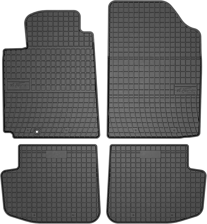 M MOTOS Gummimatten Auto Fussmatte passt für Toyota Yaris I 1999-2006 Verbessern Sie Ihren Reisekomf