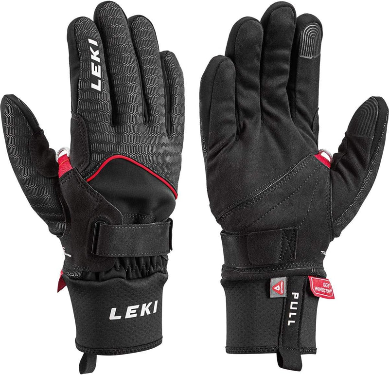 LEKI Unisex-Adult Sports Skistock 210 cm Schwarz/Rot, 210 cm Schwarz/Rot