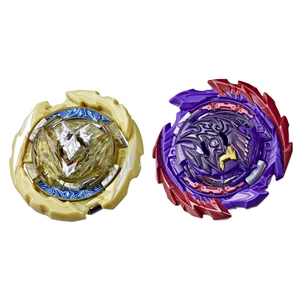 Beyblade Burst QuadDrive Berserk Balderov B7 und Cyclone Belfyre B7 Doppelpack − Battle Kreisel Mult