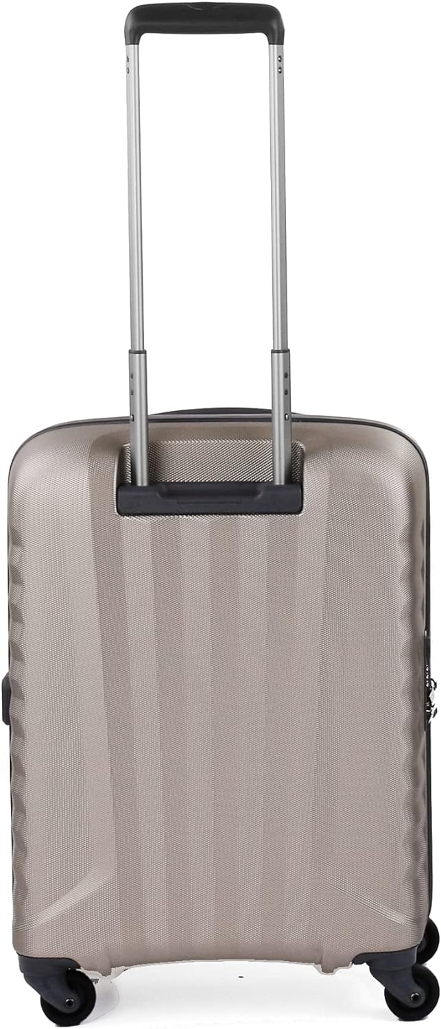 RONCATO UNO Zip lite Trolley 55 x 40 x 20 cm, Masse: 55 x 40 x 20 cm, Ecru, Hartschalenkoffer mit Le