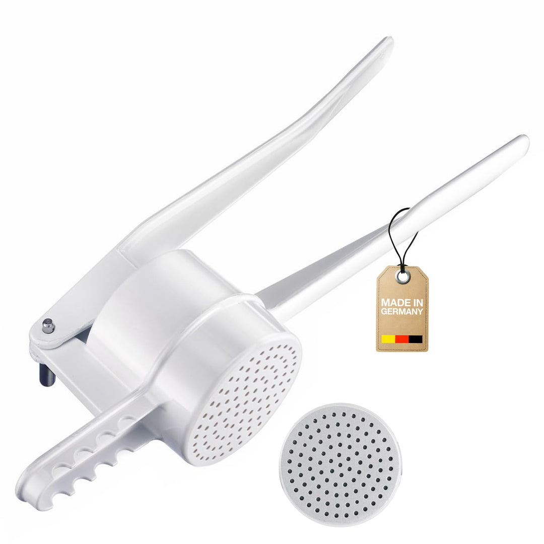 Westmark Spätzle-/Kartoffelpresse, Mit runder Lochung, Aluminiumdruckguss, Länge: 41 cm, Spätzlepres