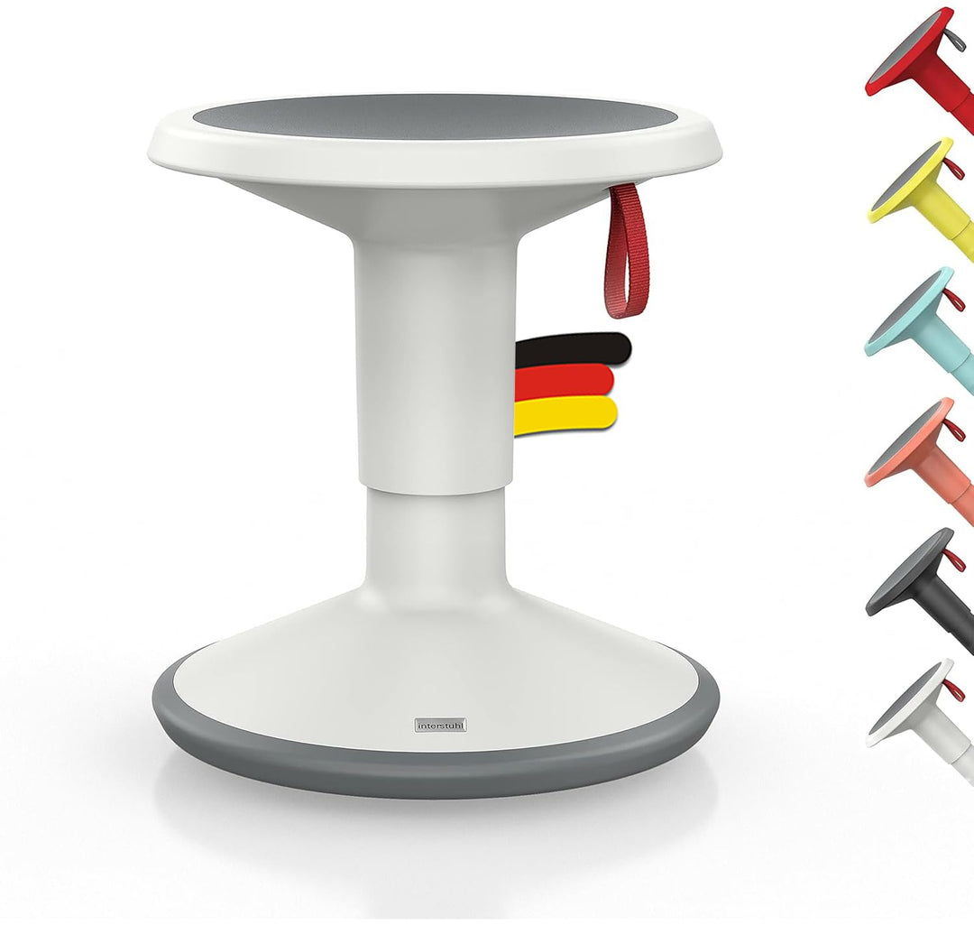 Interstuhl UPis1 - ergonomischer Sitzhocker mit Schwingeffekt - höhenverstellbar - Hocker mit rutsch