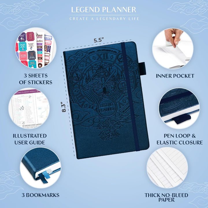 Legend Planner - Beste Wochenplanung und Monatskalender zur Steigerung der Produktivität, Erreichung