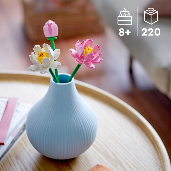 LEGO Creator Narzissen, Künstliches Blumen-Set für Kinder, Blumenstrauss Bausatz & Creator Lotusblum