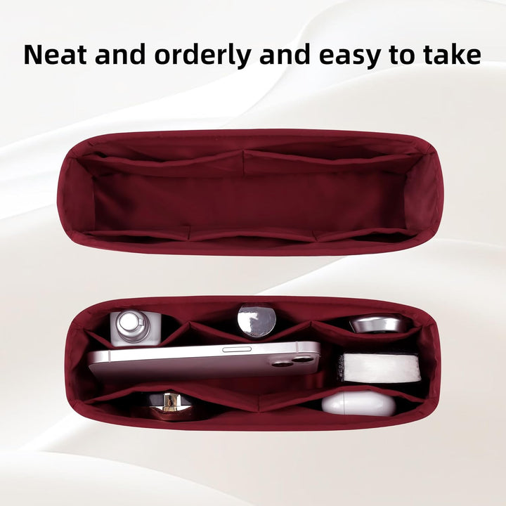 DGAZ Taschen Organizer für Chanel CF Classic Flap, Seide Handtaschenorganisator Damen, Leicht handta