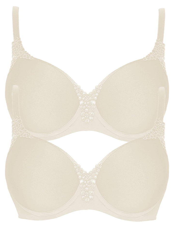 VIANIA! 2er Pack Spacer Bügel BH Carola 151414 70B Cream, 70B Cream