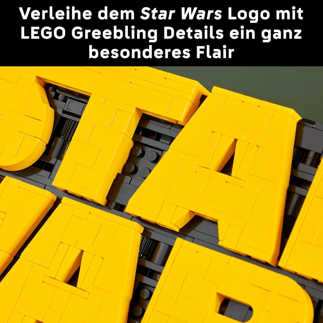 LEGO Star Wars 75407 Star Wars Logo Steinen - Bauset für Erwachsene zum Sammeln - Popkultur-Modell -