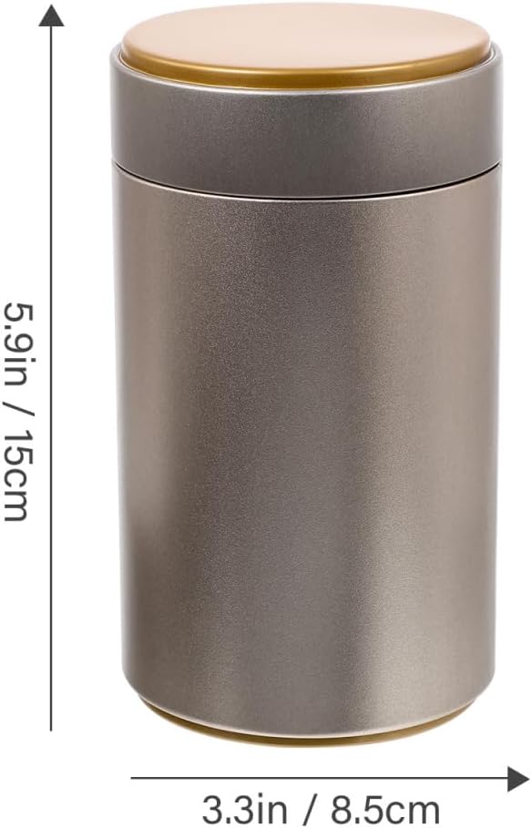 PRETYZOOM 4 Stück 850ml Teedose Vintage Metall Kaffeedose mit luftdichtem Deckel Lebensmittelbehälte