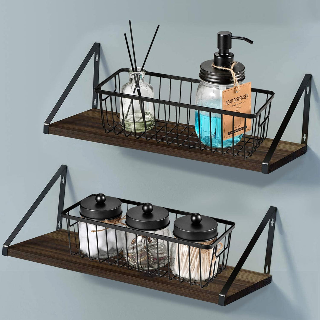 SheeChung Farmhouse Decor Badezimmer-Aufbewahrungskorb aus Metalldraht, für Schränke, Waschtische, S