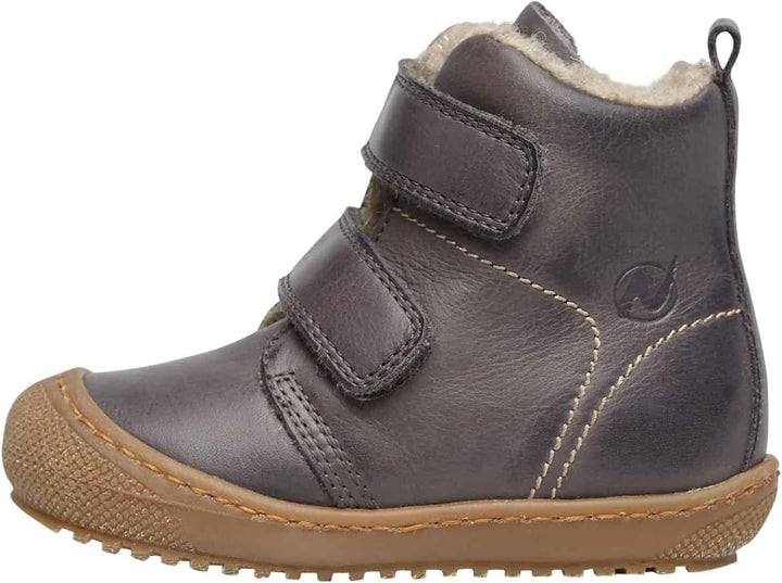 Naturino BUBBLE VL-Stiefeletten aus gefüttertem Nappaleder 23 EU Anthrazit, 23 EU Anthrazit