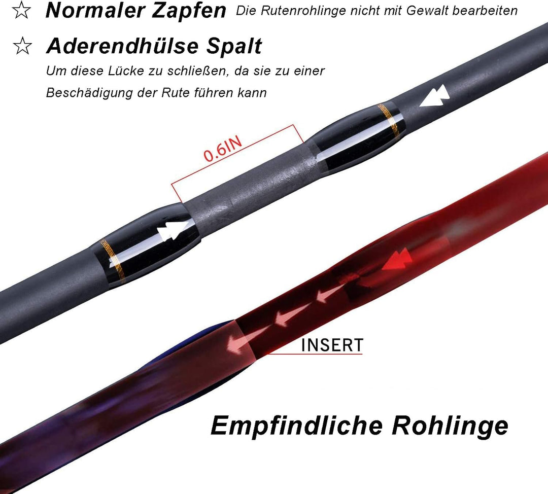 Goture Angelrute,Spinnrute,Spincasting Ruten,teleskoprute,Forellen Angeln rute,Karpfen rute,Baitcast