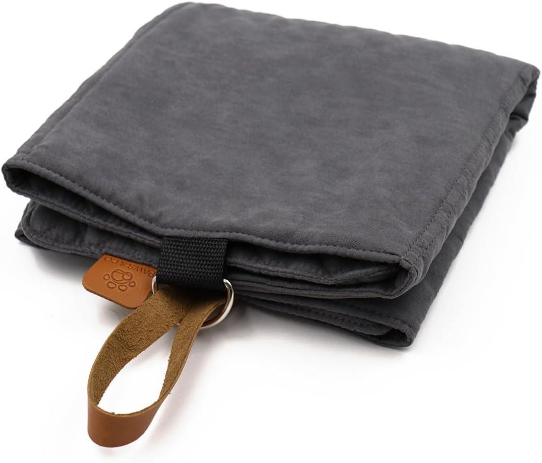 Paws&amp;Co Hundedecke für unterwegs faltbar tragbar perfekt für Camping Picknick Outdoor 75x50cm (M, Gr
