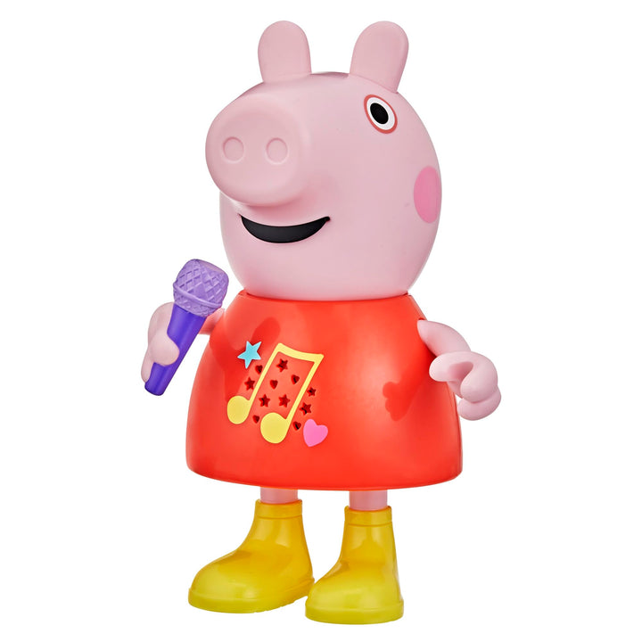 Peppa Pig Plauder- & Singspass Peppa Puppe, Pink, 20 cm Talk and Sing, Talk and Sing