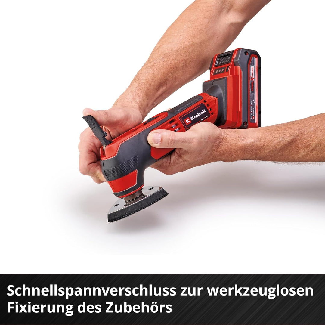 Einhell Akku-Multifunktionswerkzeug TE-MG 18/1 Li - Solo Power X-Change (18 V, 3 Funktionen, magneti