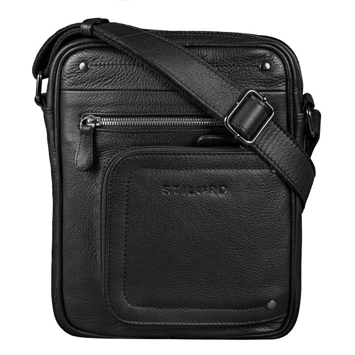STILORD 'Randall' Vintage Ledertasche Umhängetasche Messenger Bag DIN A5 Tablettasche 9,7 Zoll für i