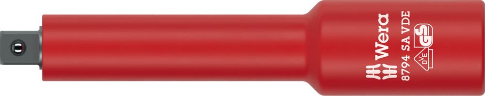Wera 05005950001 8794 SA VDE Zyklop-Verlängerung, isoliert, kurz, 1/4", 1/4" x 91 mm