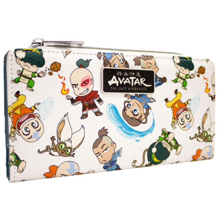 Avatar The Last Airbender Toph Zuko Sokka Chibi Geldbörse/Portemonnaie Bi-Fold Münzfach & Kartenhalt