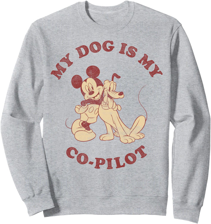Disney Mickey Und seine Freunde Mein Hund ist mein Co-Pilot Sweatshirt