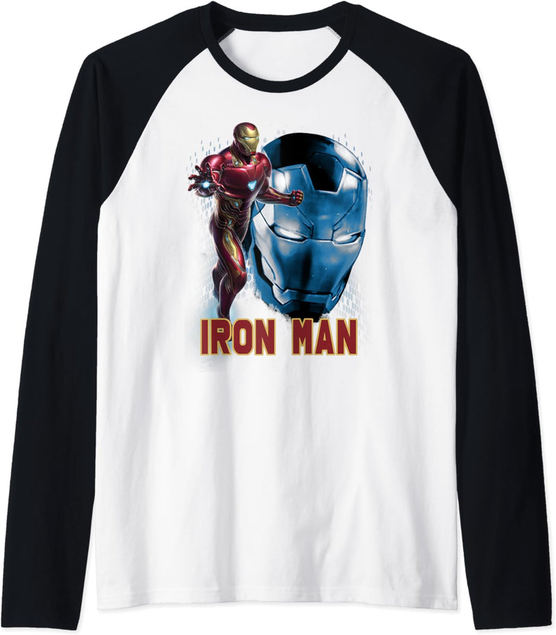 Marvel Avengers Iron Man Particle Portrait Raglan