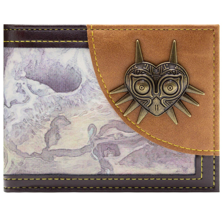 Majora's Mask Zelda Retro Geldbörse Braun, One Size, Braun, Taille Unique