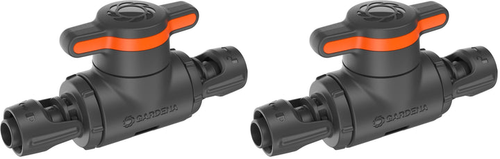 Gardena Micro-Drip-System Regulier- und Absperrventil 13 mm (1/2 Zoll): Einfache Rohrabsperrung und