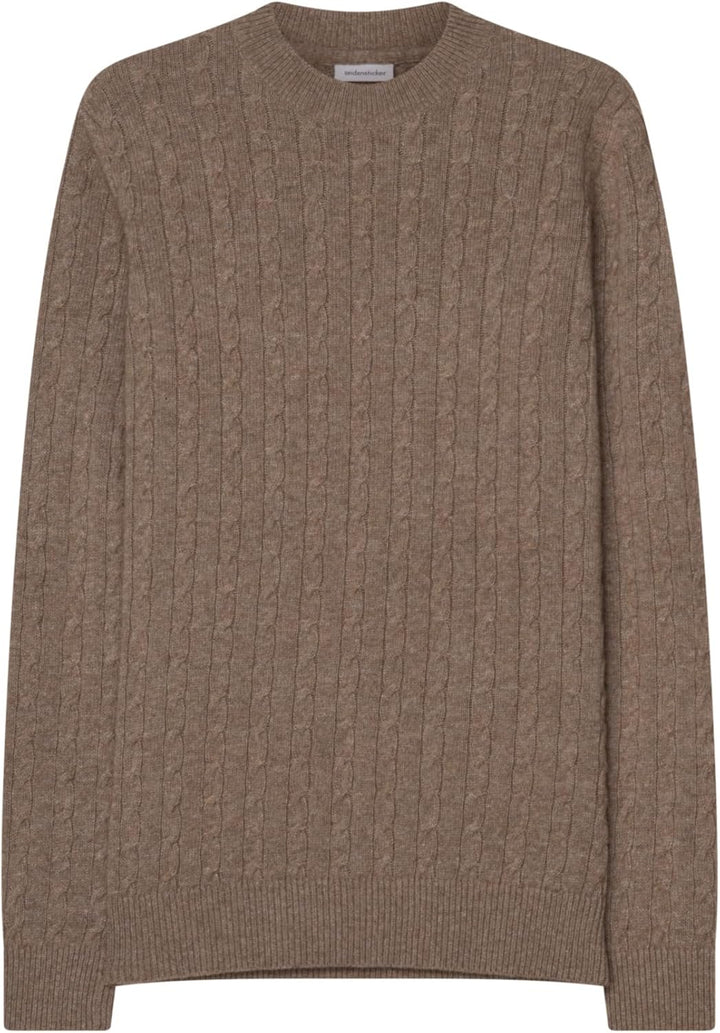 Seidensticker Herren Pullover XXL Taupe, XXL Taupe