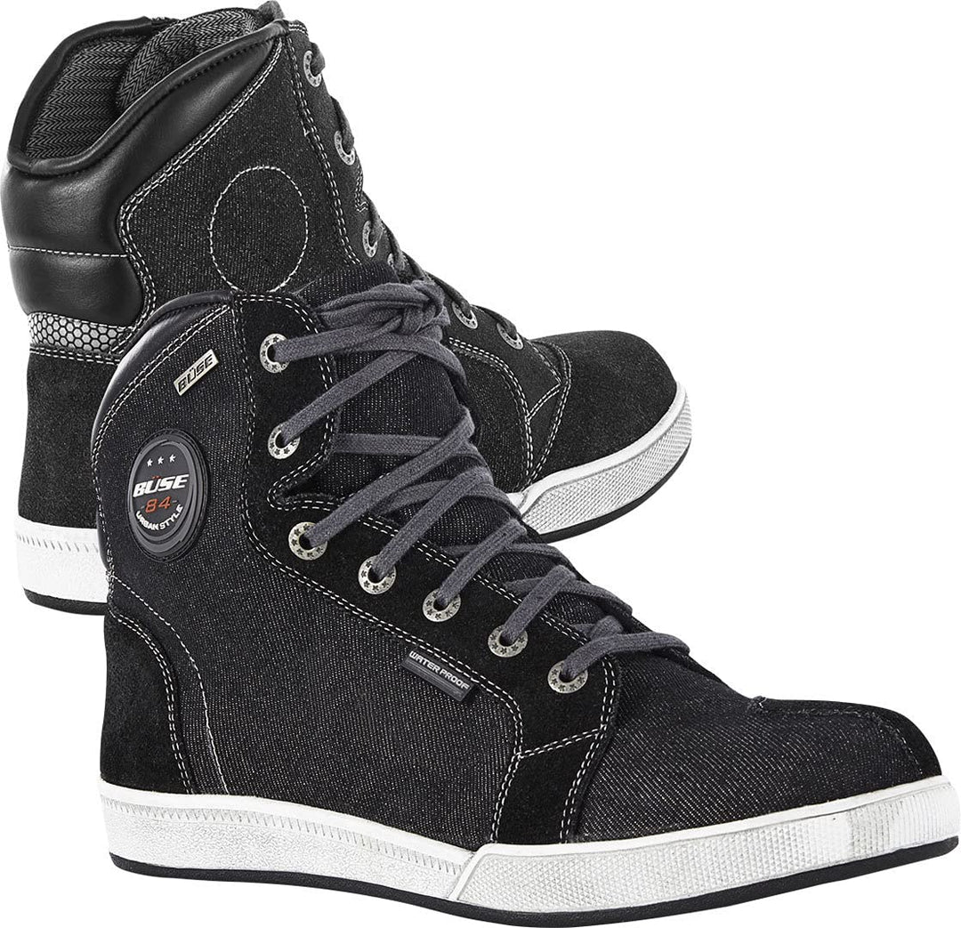 Büse B54 Motorradschuhe, schwarz, 45 Schwarz 45 EU, Schwarz 45 EU