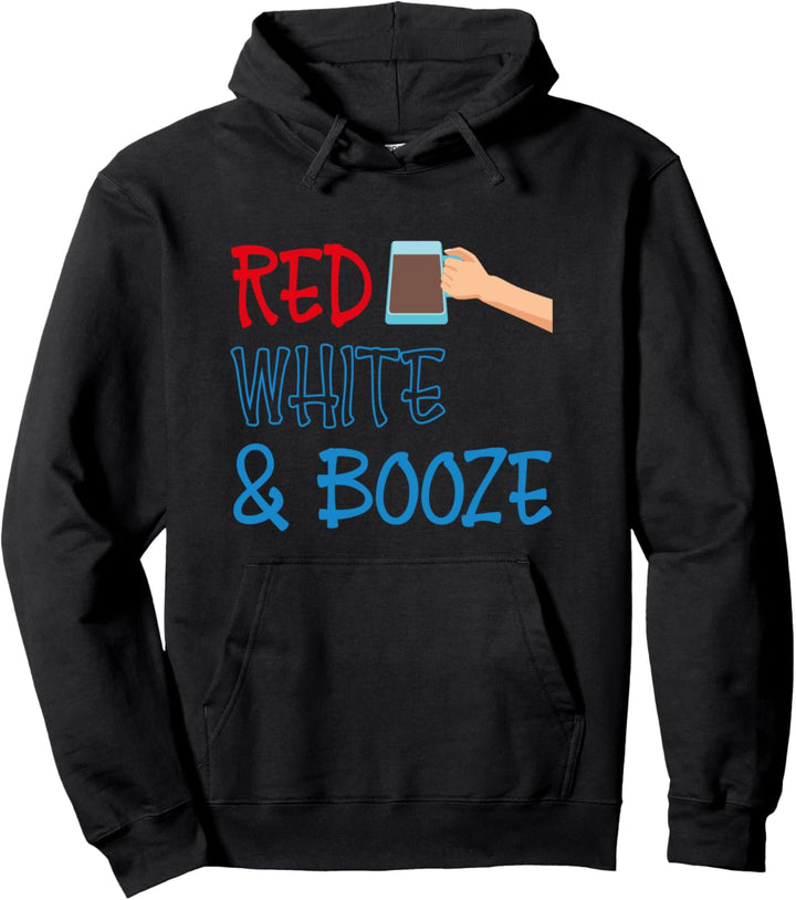 4. Juli USA Amerikanische Trinkparty Pullover Hoodie
