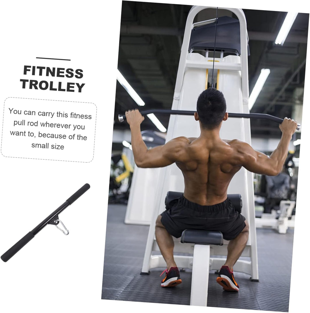 BESPORTBLE Spurstange Rudergriff Brust Bizeps Trizeps Gerade Stange Pulldown Stange Schulteraufbau T