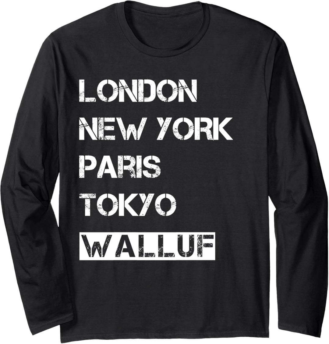 Meine Heimat Walluf! Geburtsort & Heimatliebe Walluf Langarmshirt