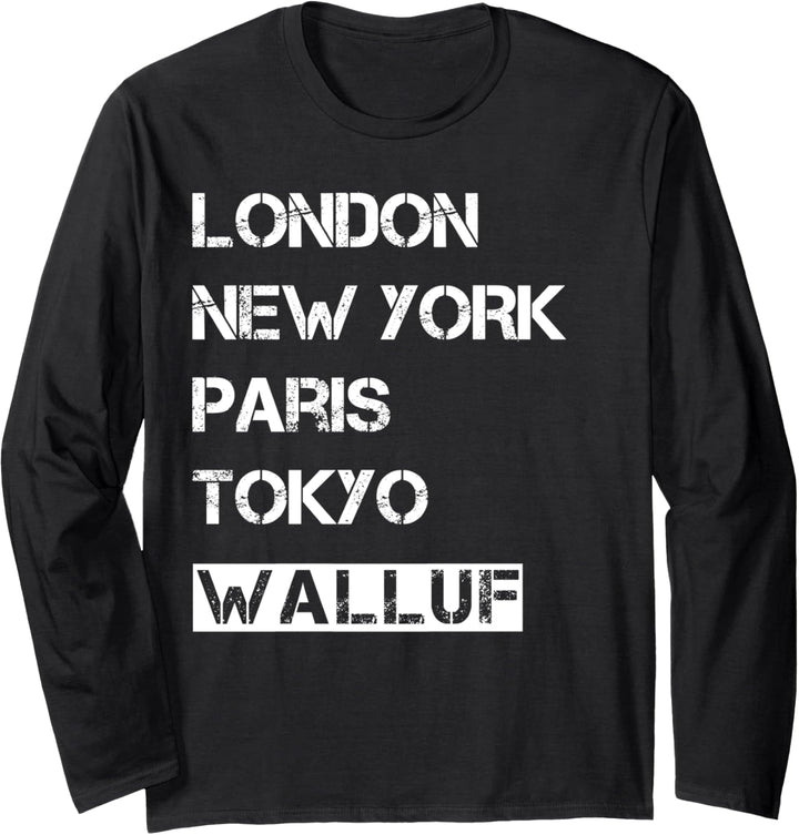 Meine Heimat Walluf! Geburtsort & Heimatliebe Walluf Langarmshirt