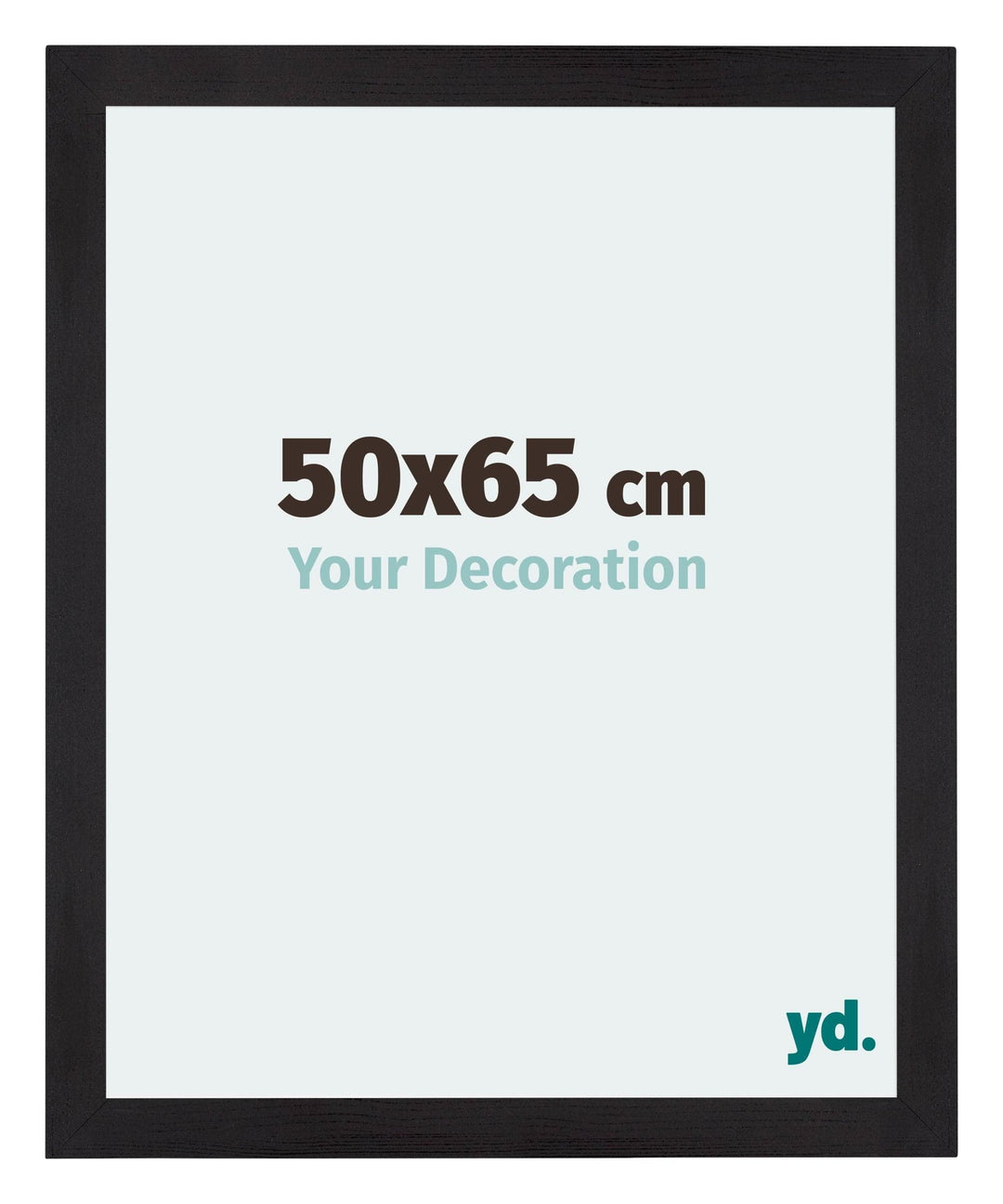 yd. Your Decoration - Bilderrahmen 50x65 cm - Bilderrahmen aus MDF mit Acrylglas - Antireflex - Ausg