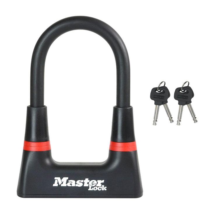 MASTER LOCK Bügelschloss [Schlüsselschloss] [Zertifiziertes Fahrrad Schloss] 8278EURDPRO - Ideal für