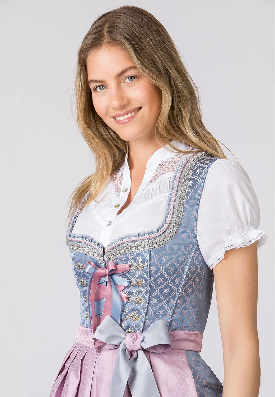Stockerpoint Damen Lulu Kleid 32 Hellblau, 32 Hellblau