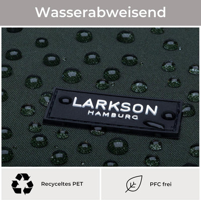 LARKSON Fahrradtaschen für Gepäckträger Damen & Herren Dunkelgrün - Tammo Bike - 2 in 1 Fahrrad Tasc