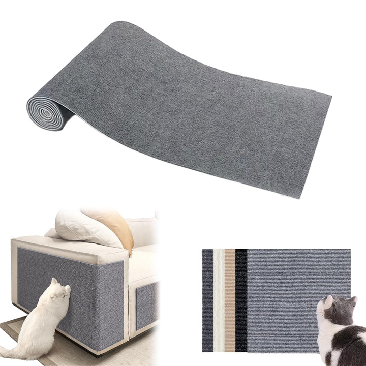 Selbstklebendes Katzenkratzbrett – Kratzspielzeug für Katzen – Zwei Grössen 200x40cm &amp; 30x100cm Hell