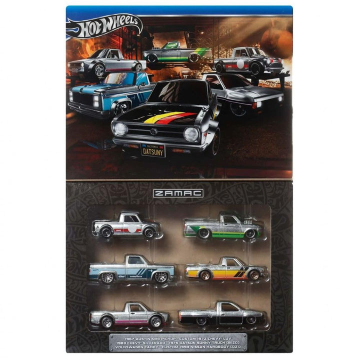 Ride on | Hot Wheels | Zamak Silber HRX57 | Multipack 6 Fahrzeuge