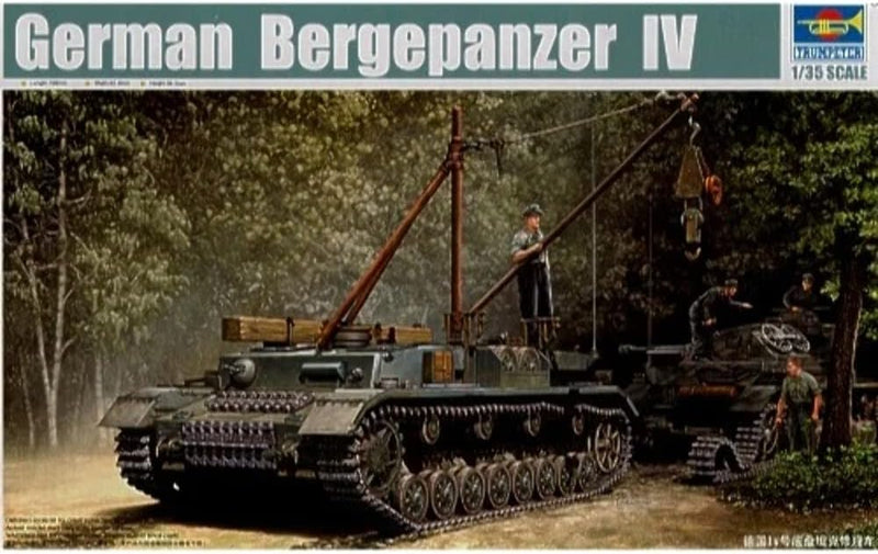 Trumpeter 00389 Modellbausatz German Bergepanzer IV Recovery Vehicle