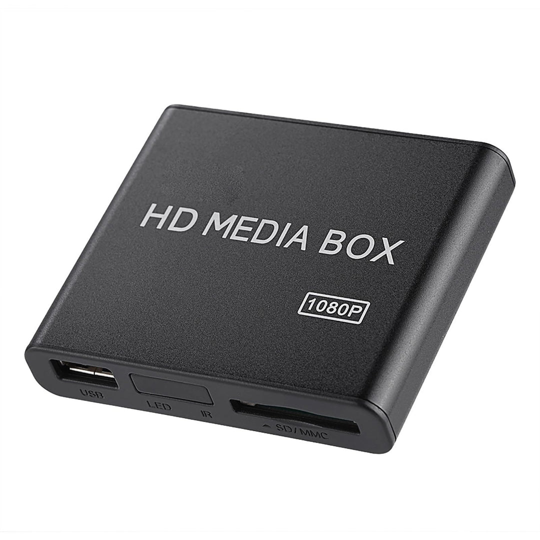 Media Player, 1080p Full HD Ultra Digital Media Player Box, Unterstützt USB MMC RMVB MP3 AVI MKV (EU